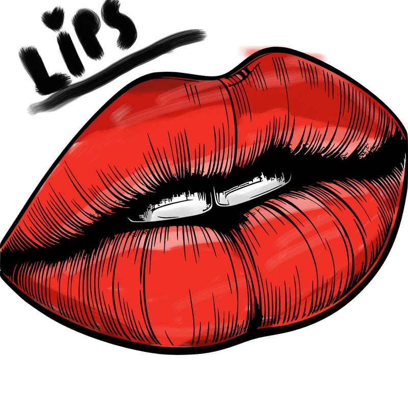 realistic lips