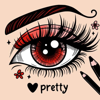 pretty eye