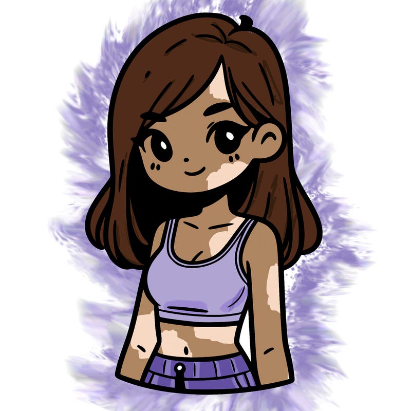 girl with crop top