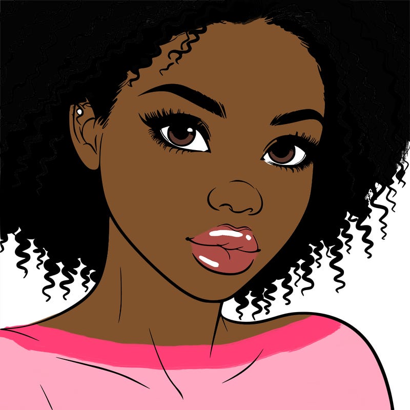 realistic black girl