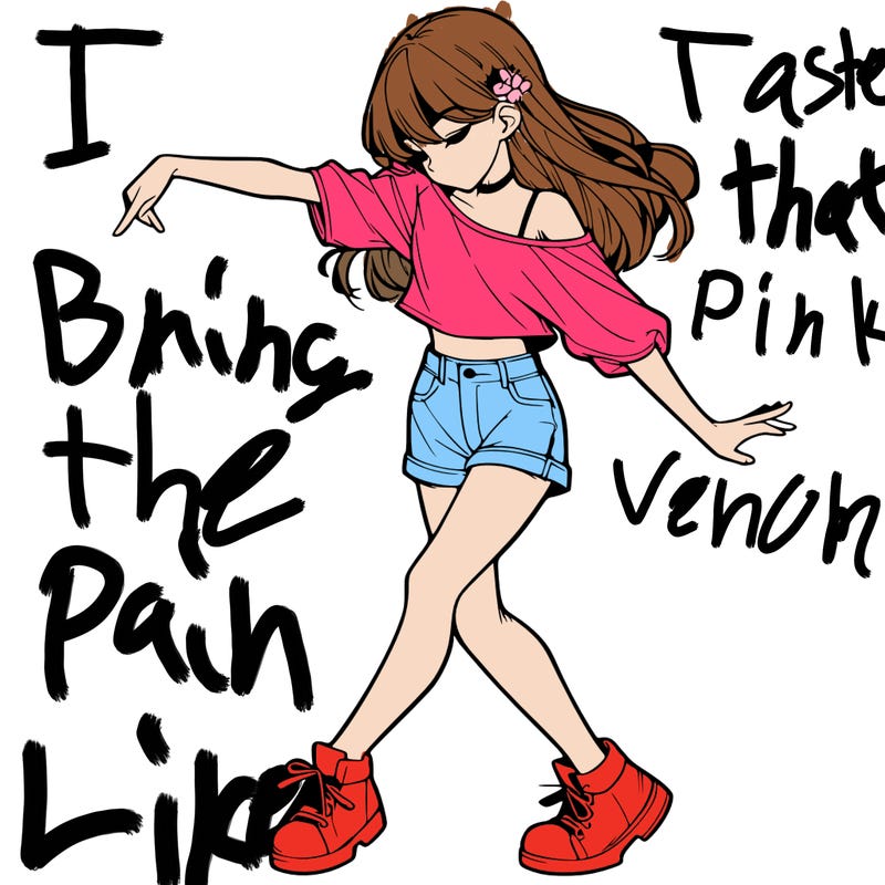 realistic girl danceing