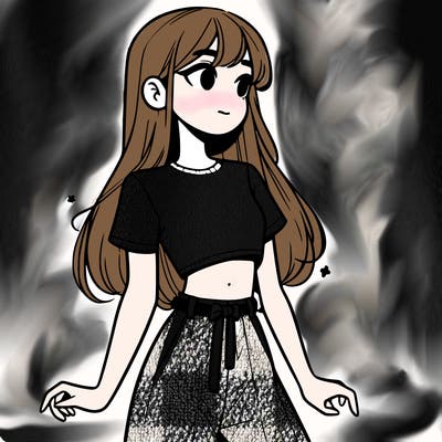 girl in a cute crop top