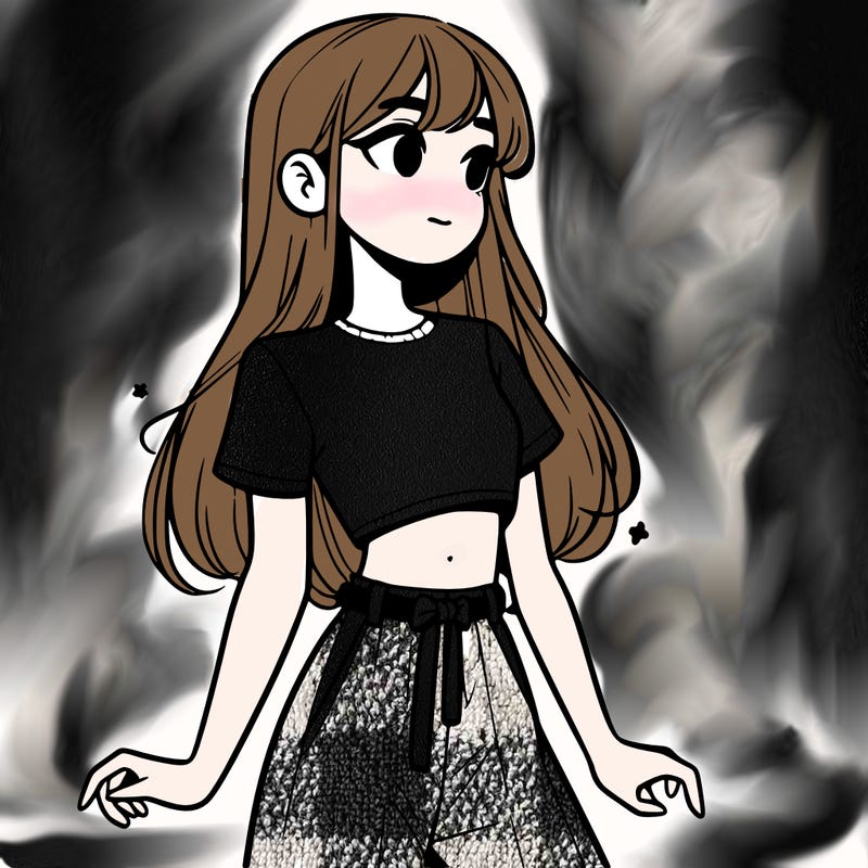 girl in a cute crop top