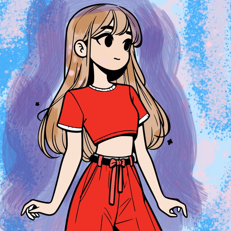 girl in a cute crop top