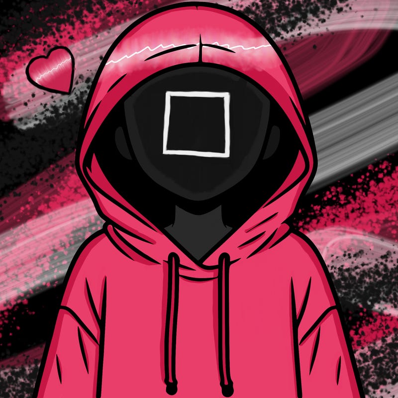 faceless girl in hoodie