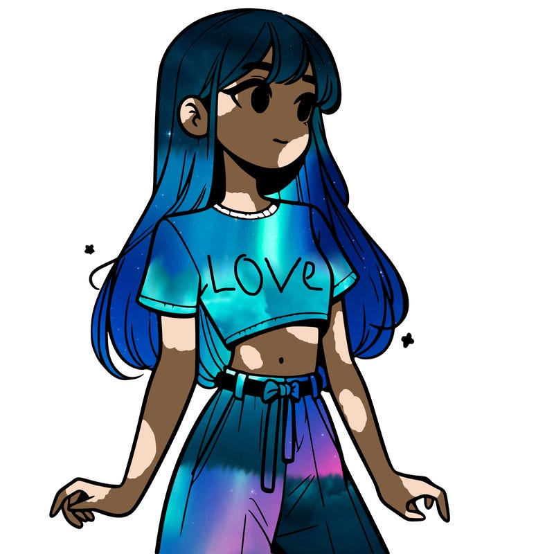 girl in a cute crop top