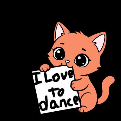 a small cat with a blank sheet of paper in its hand. the cat is sooooooo cute!