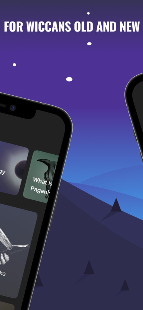 Witchcraft & Wicca Knowledge - Witchcraft and Wicca Knowledge app interface for spiritual seekers
