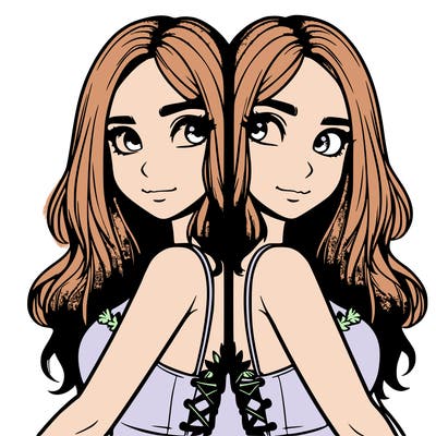 a realistic girl split