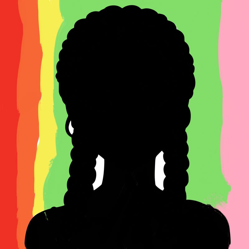 realistic girl with braids