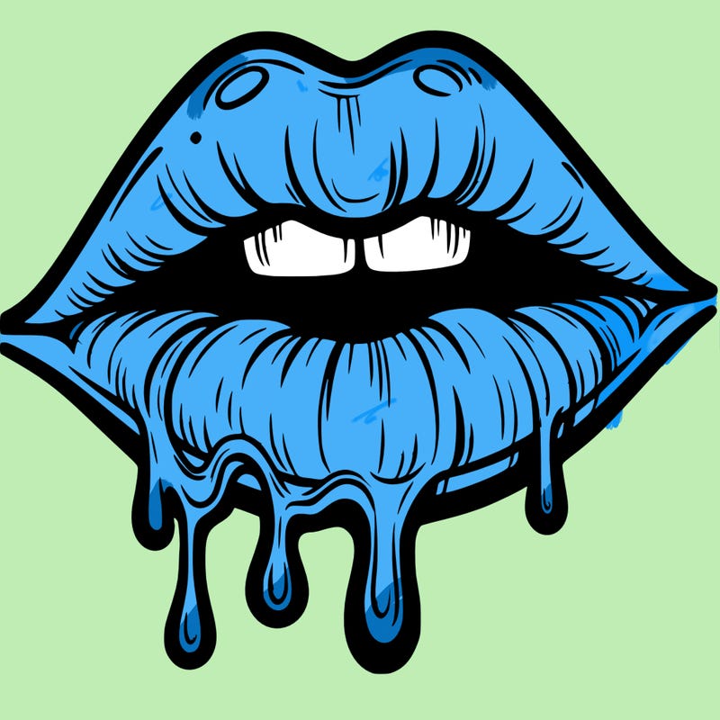 lips that look realistic and drip