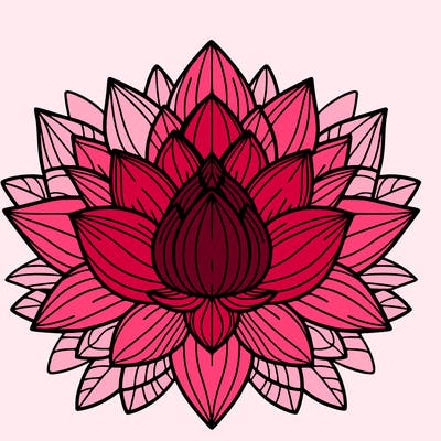 lotus flower mandala