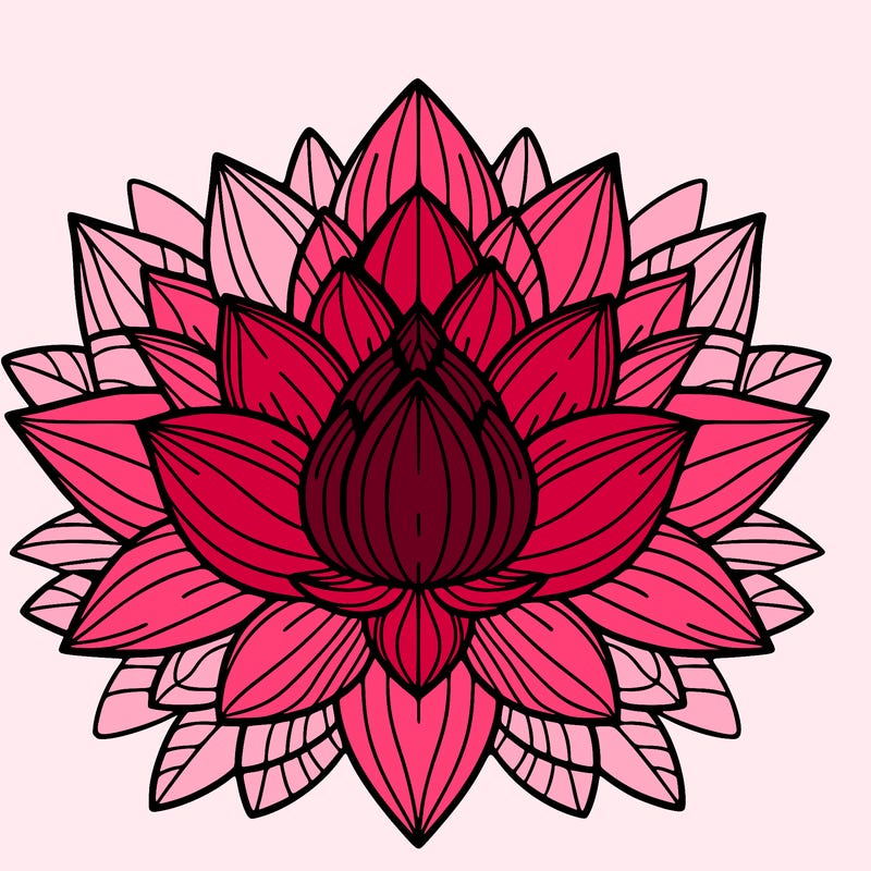 lotus flower mandala