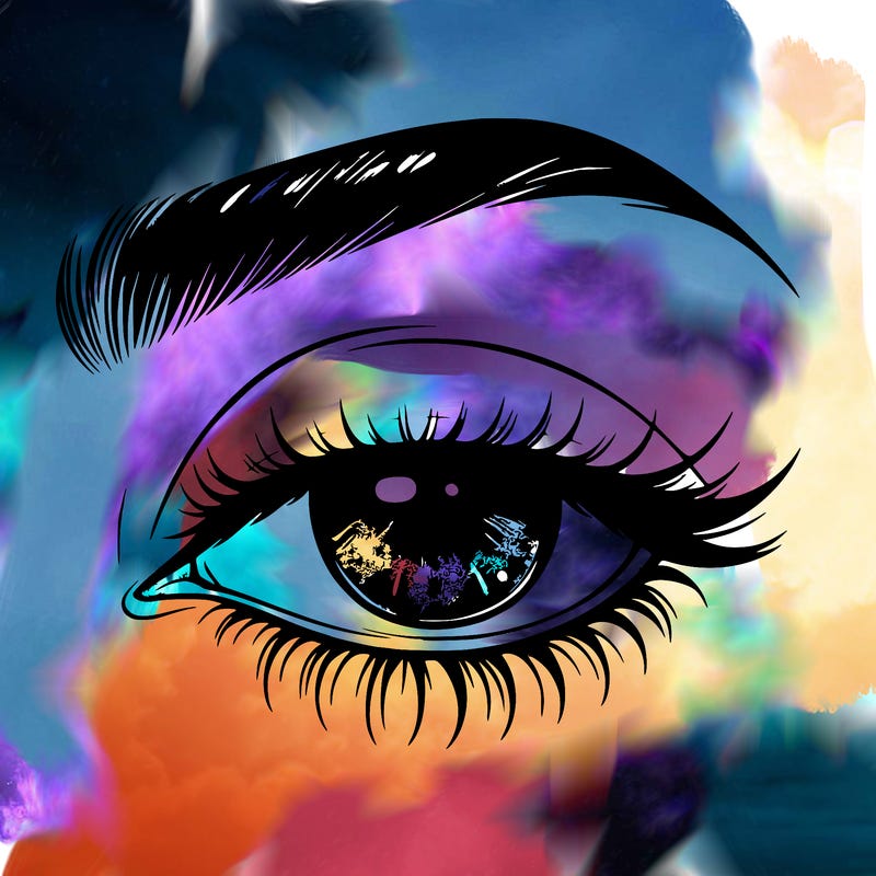 eye closed realistic