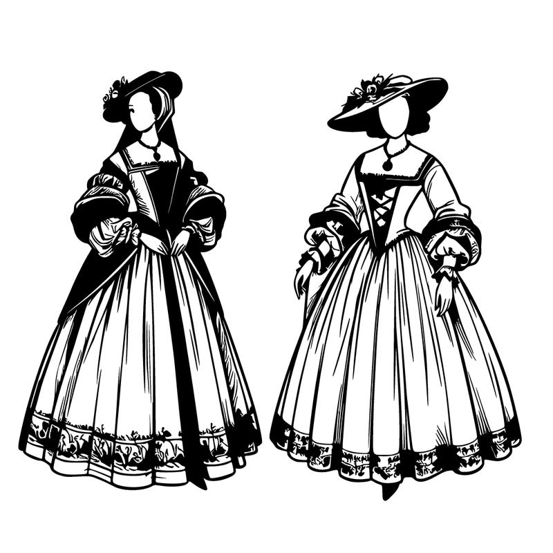 historical fashion lady