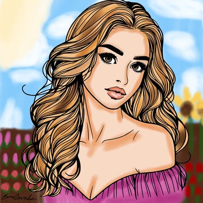 beautiful realistic girl