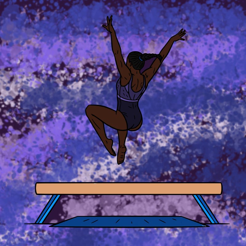 gymnastics girl realistic