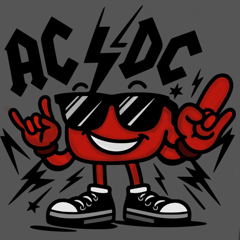 a really cool ac/dc logo