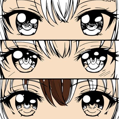 anime eyes