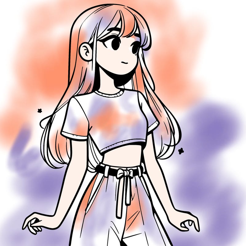 girl in a cute crop top