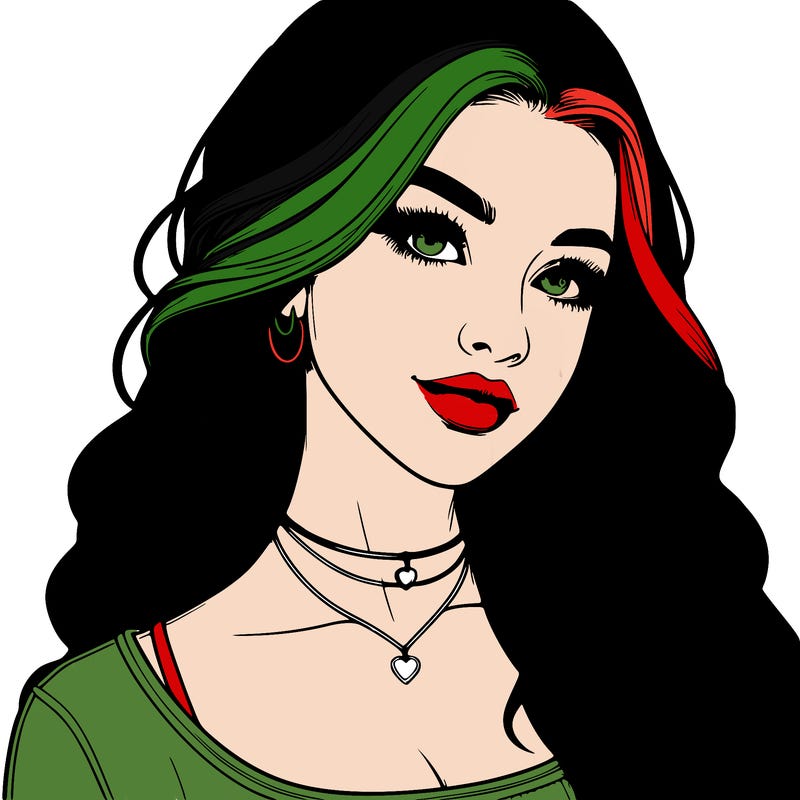 detailed realistic girl