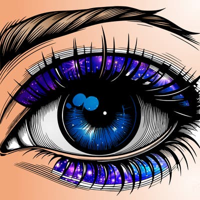 realistic eye