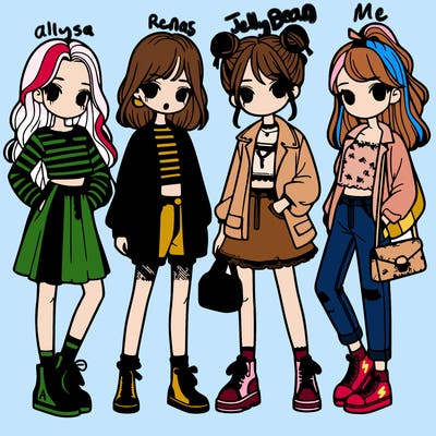 girls with fashion