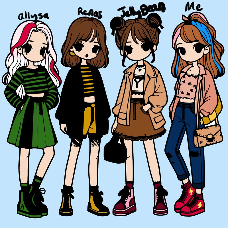 girls with fashion