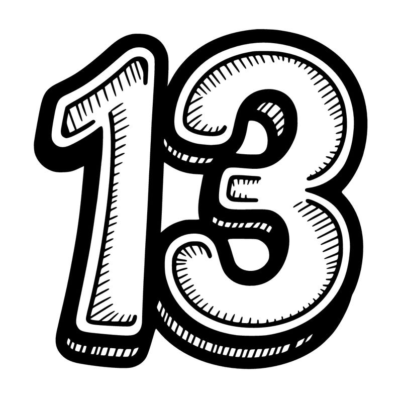 13