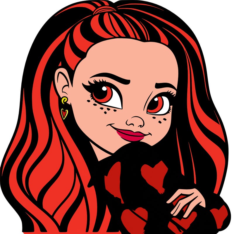 red from descendants 4