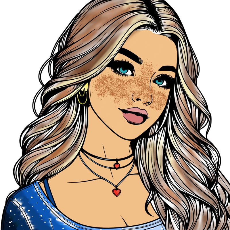 detailed realistic girl