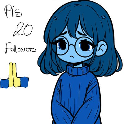 sad girl with glasses in a sweater