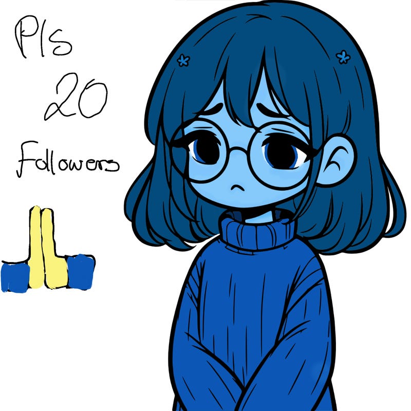 sad girl with glasses in a sweater