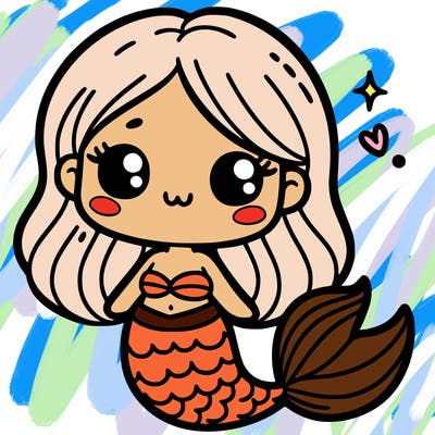 cute mermaid