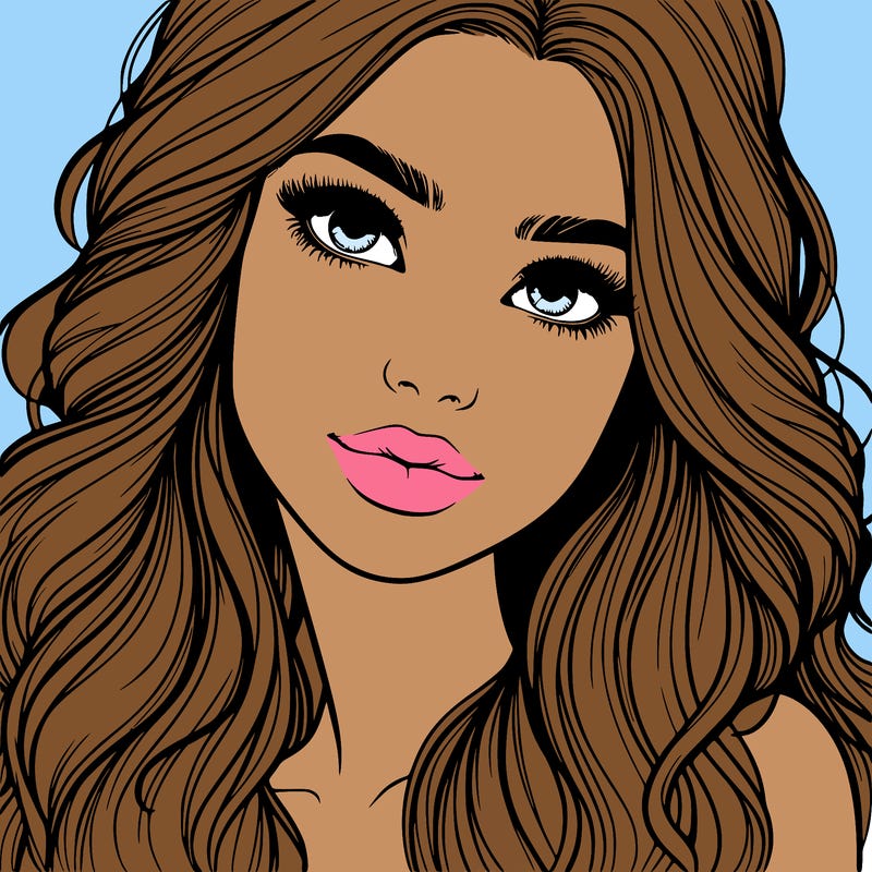 beautiful realistic girl