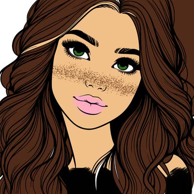 beautiful realistic girl