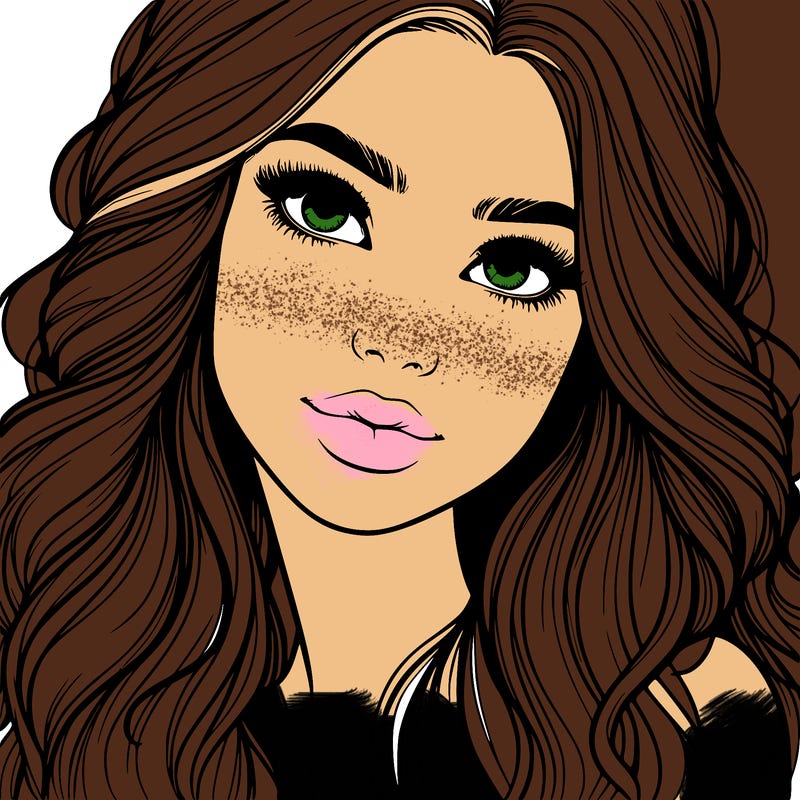 beautiful realistic girl