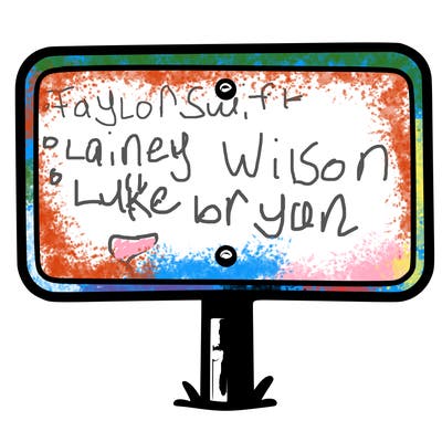 blank sign