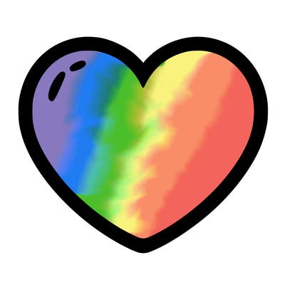 a blank heart