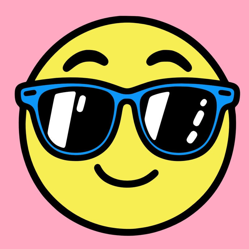 emoji with sunglasses