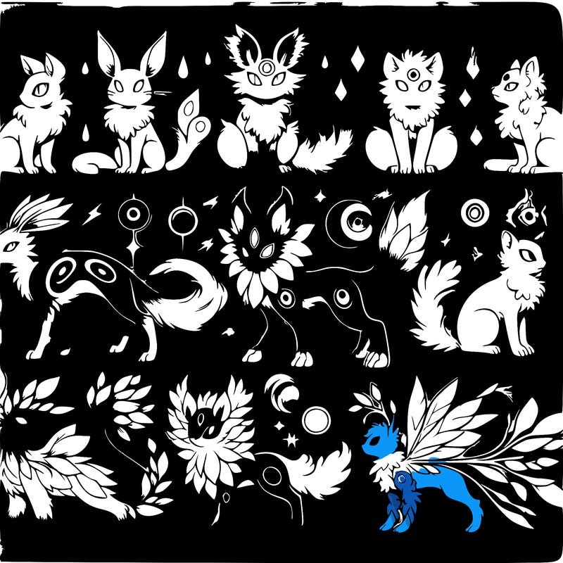 eevee and evolutions
