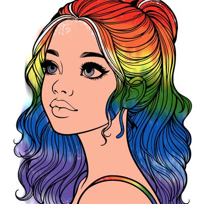 beautiful realistic girl