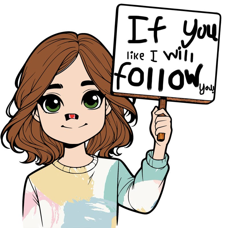 realistic girl holding up a sign