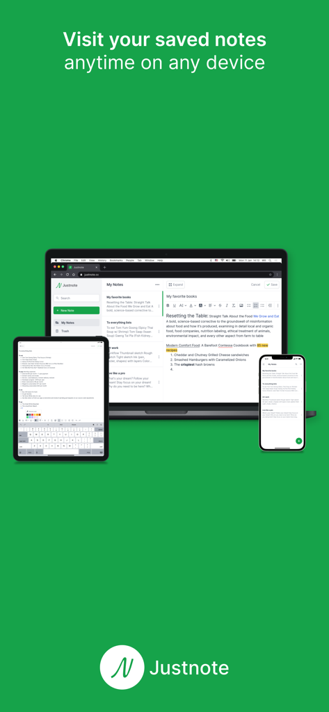 Justnote | Note Web3 sicure, semplici e private