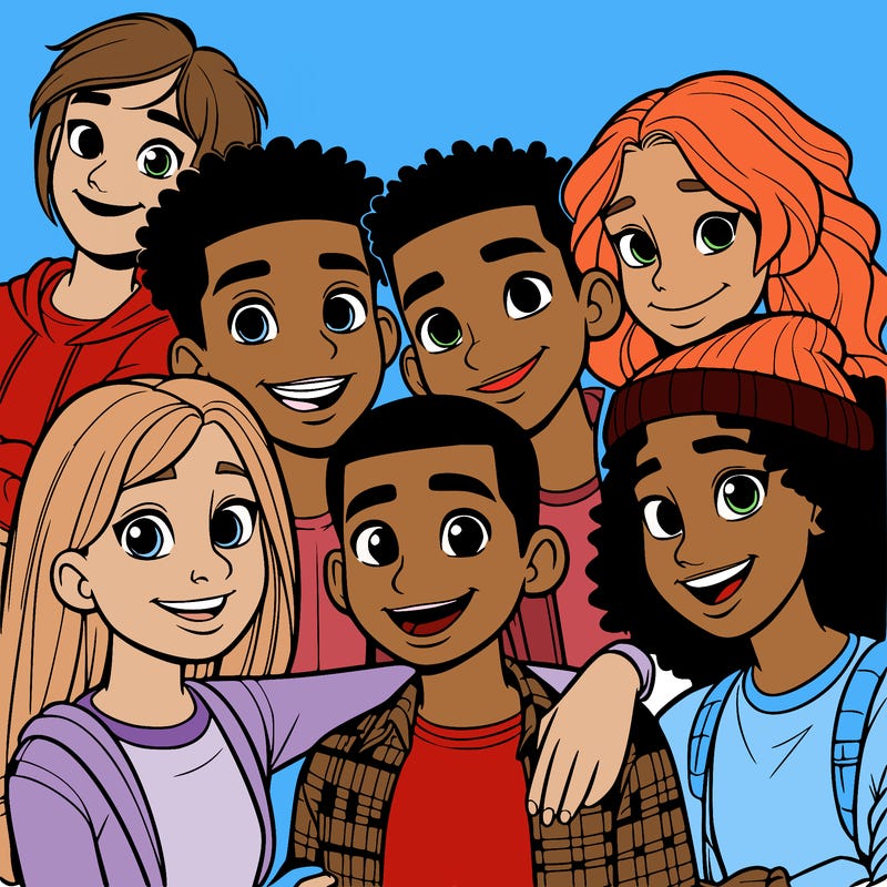 a mixed friend group