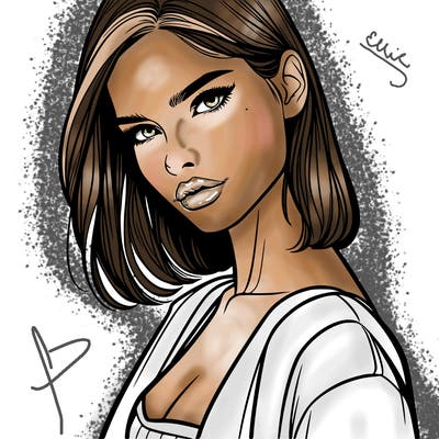 fashion model female one realistic posing