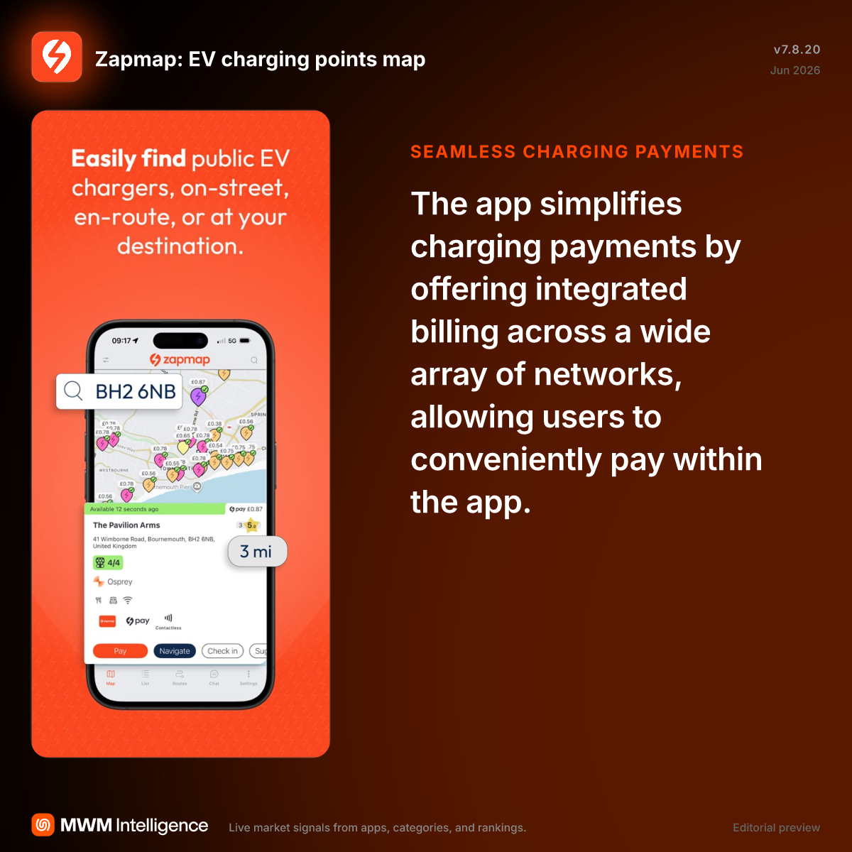 Zapmap: EV charging points map - Navigation App | MWM