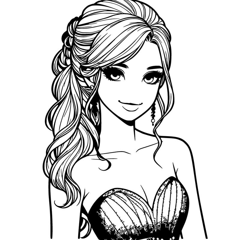 realistic prom girl