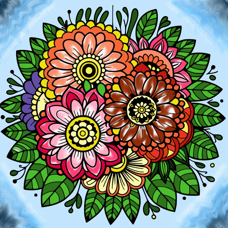 mandala flowers