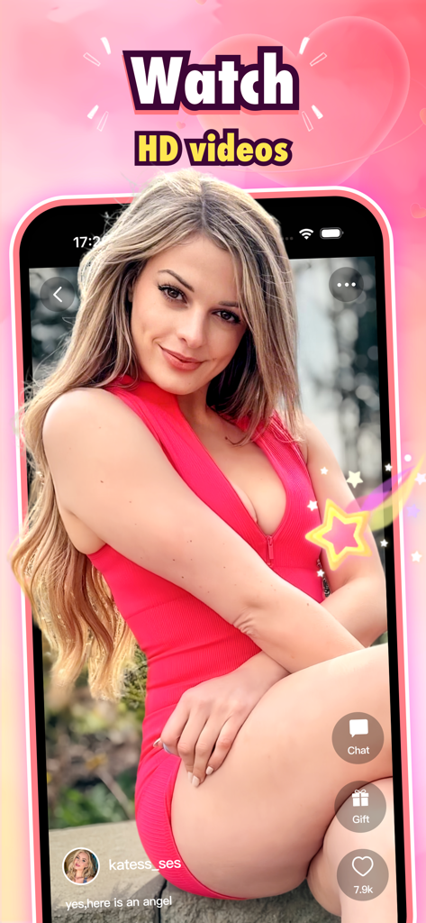 Reta - Dance Video Sharing - Una interfaz móvil de la aplicación Reta que muestra un video de alta definición de un bailarín con iconos de interacción social.